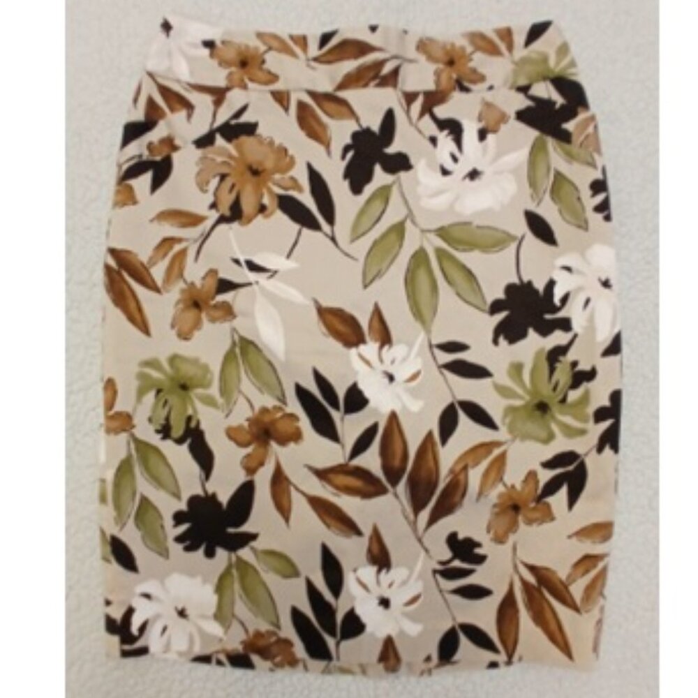 Garden Floral Pencil Skirt - size 12